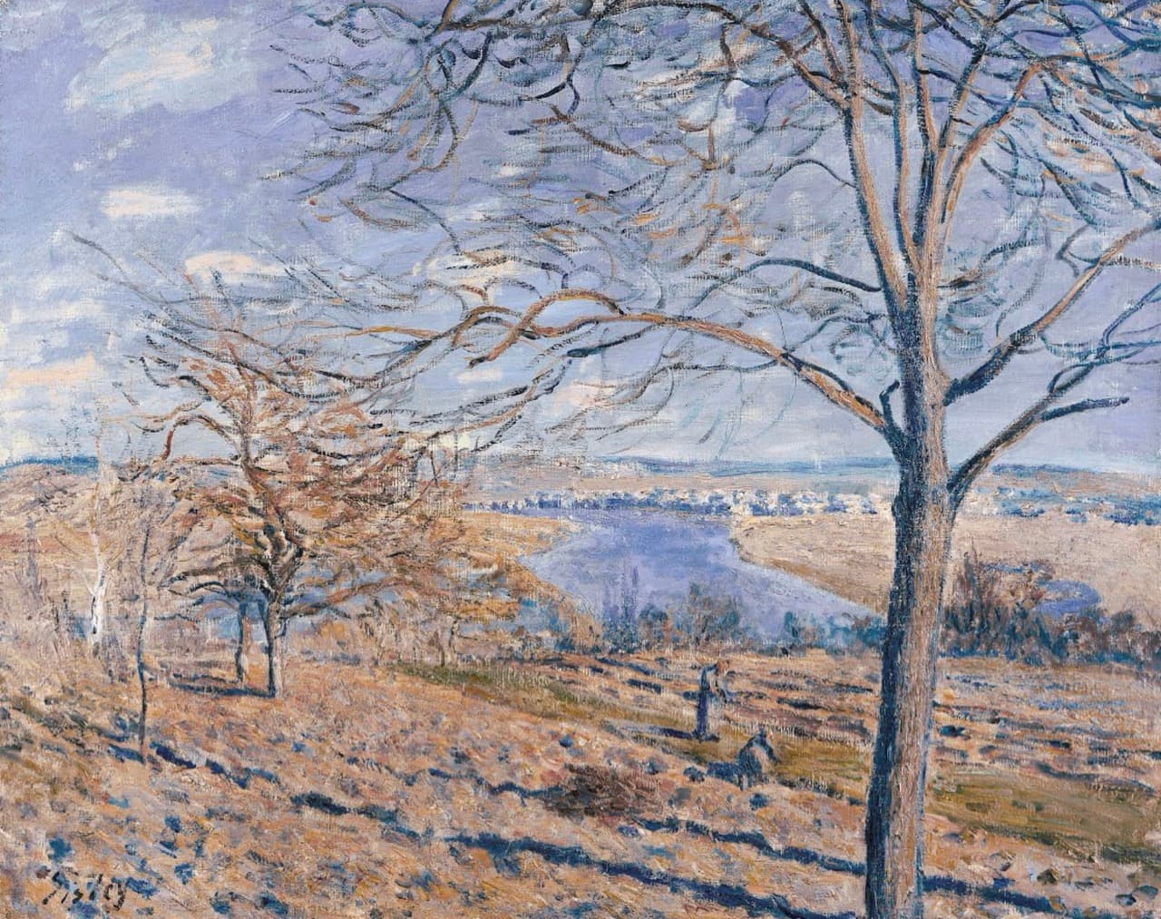 Banks of the Loing   Autumn Effect, 1881   sisley大