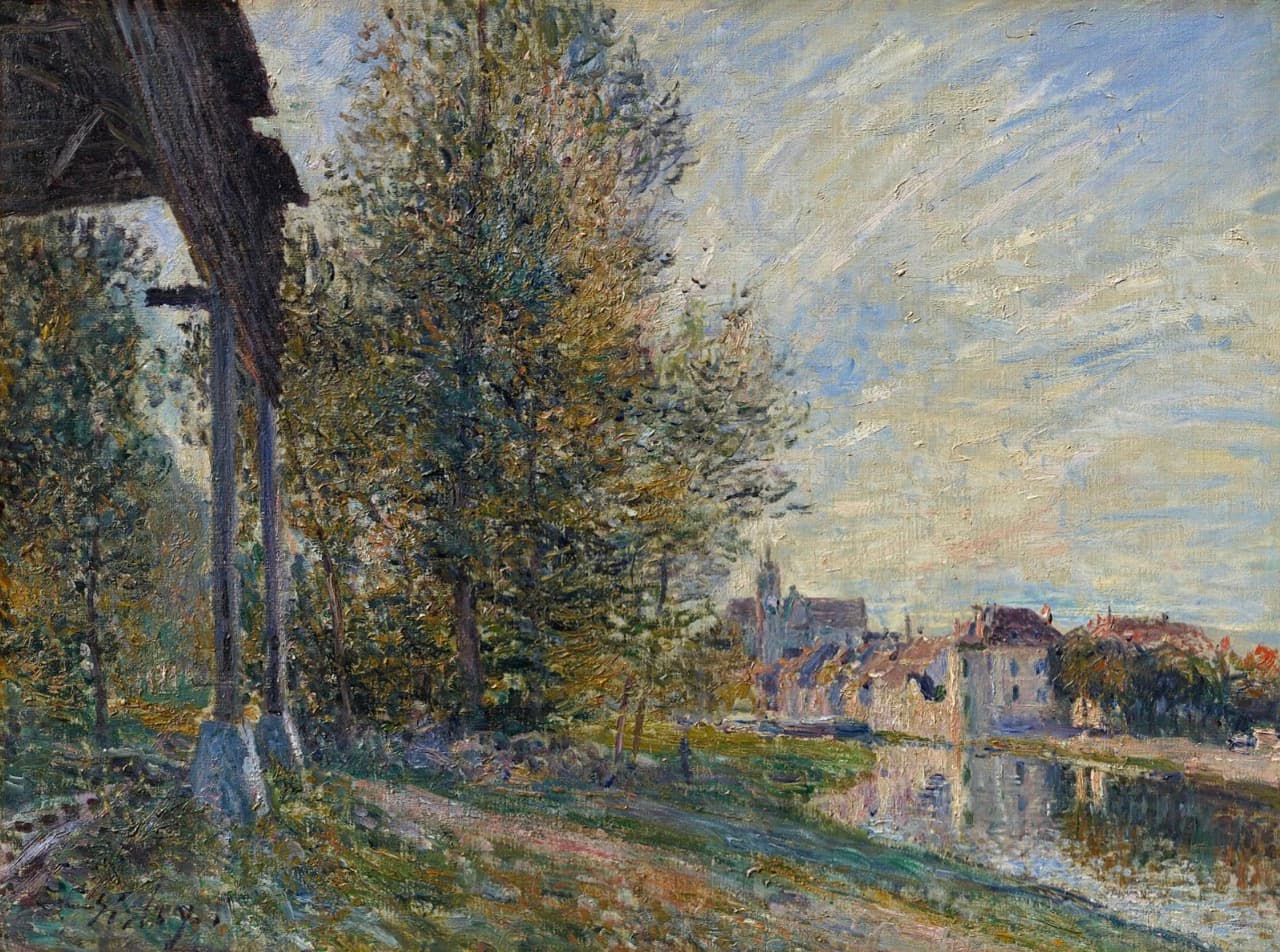 Near Moret sur Loing   sisley大