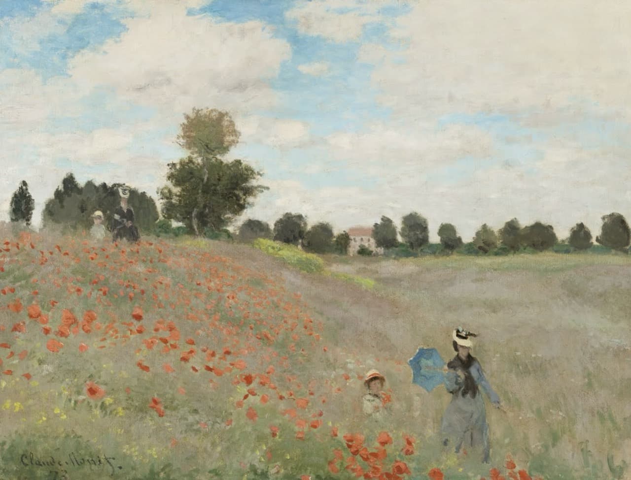 Poppy Field   Monet大