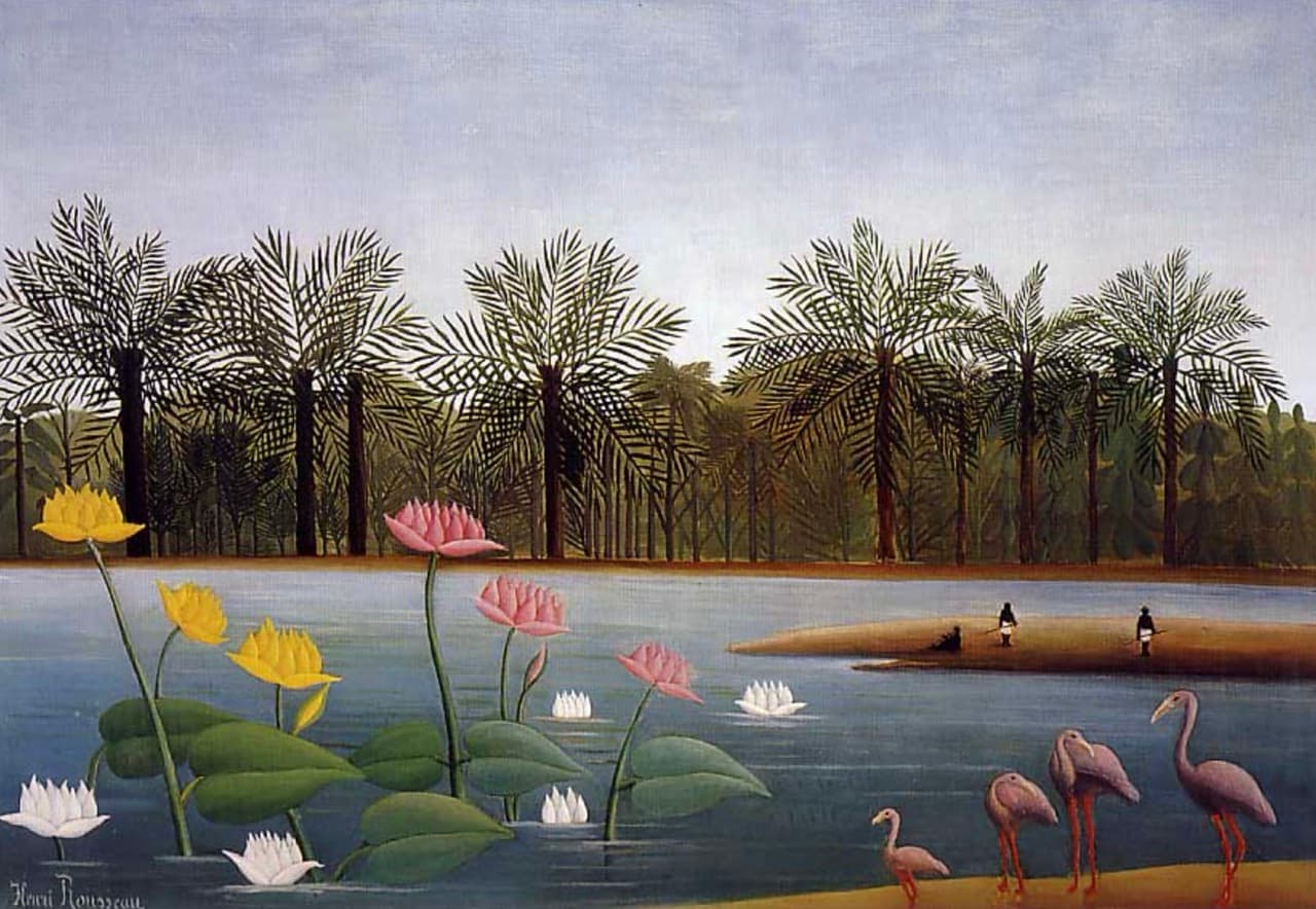 The Flamingoes   Rousseau大