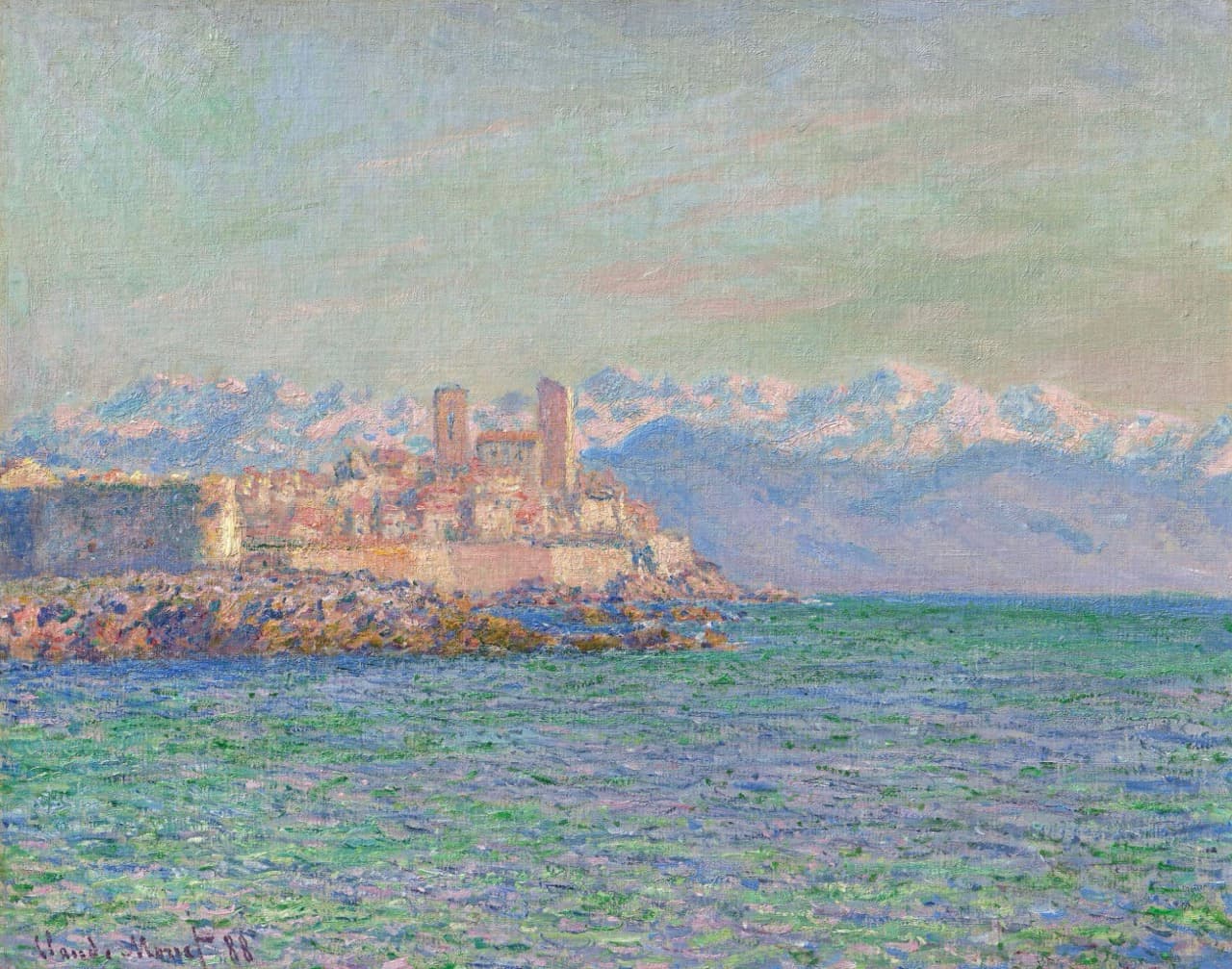 The Fort of Antibes   Monet大