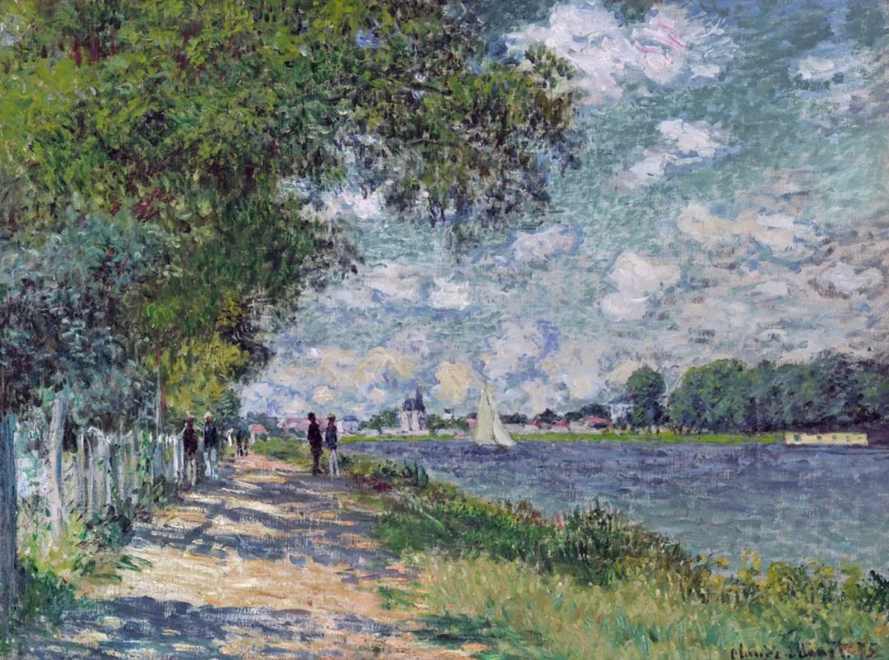 The Seine at Argenteuil   Monet大