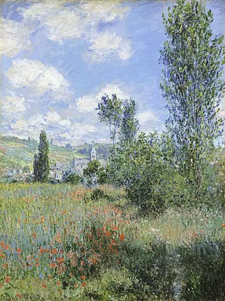 View of Argenteuil   Monet大
