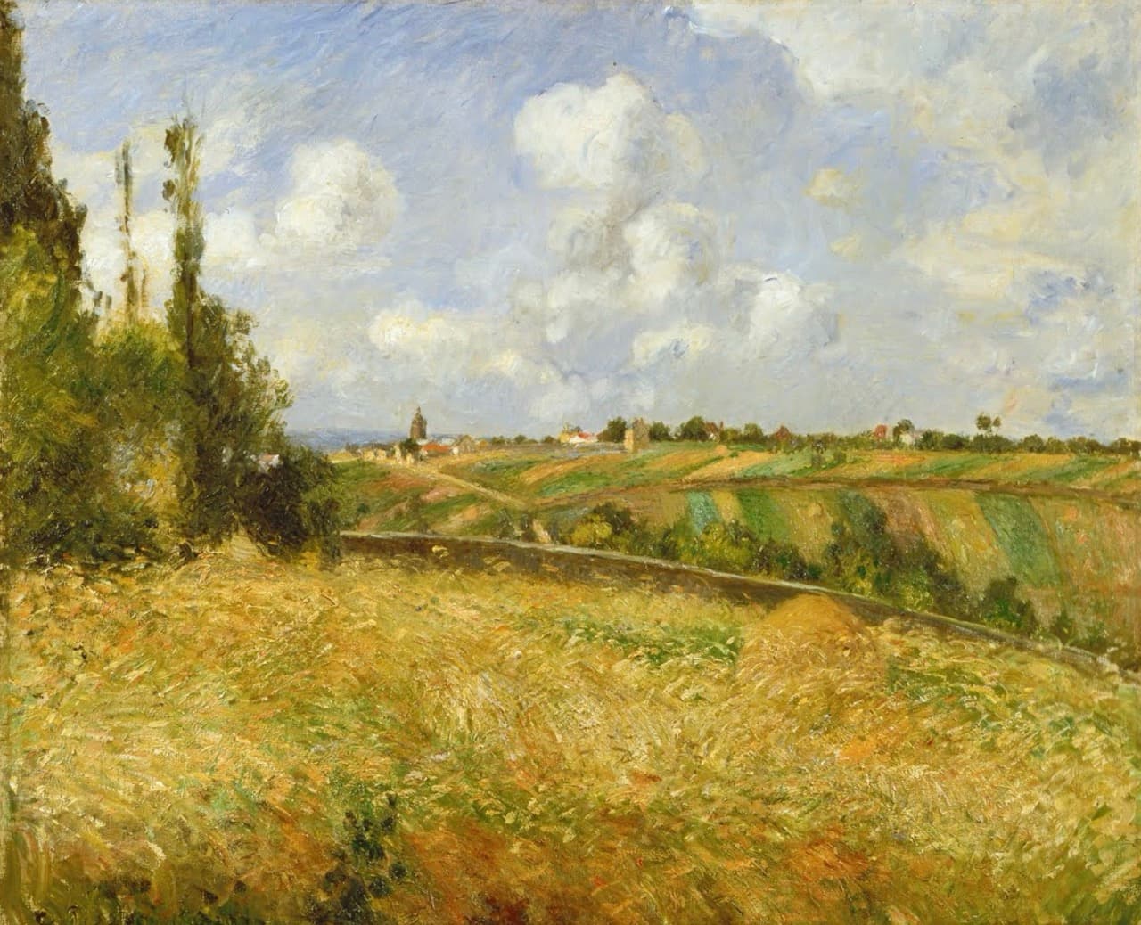A Rye Field, Hill of Gratte Coqs, Pontoise - pissaro