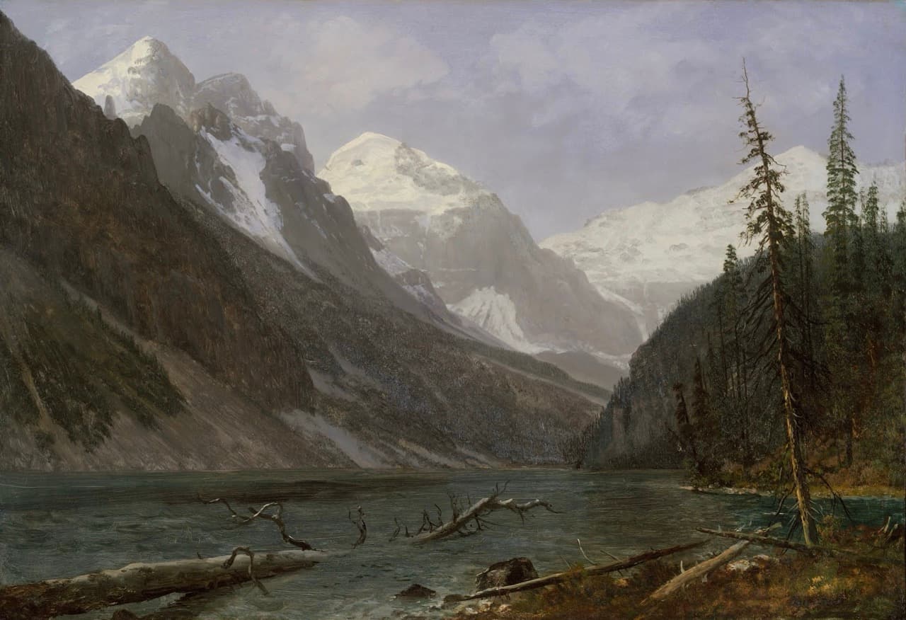 Canadian Rockies (Lake Louise) - Albert Bierstadt