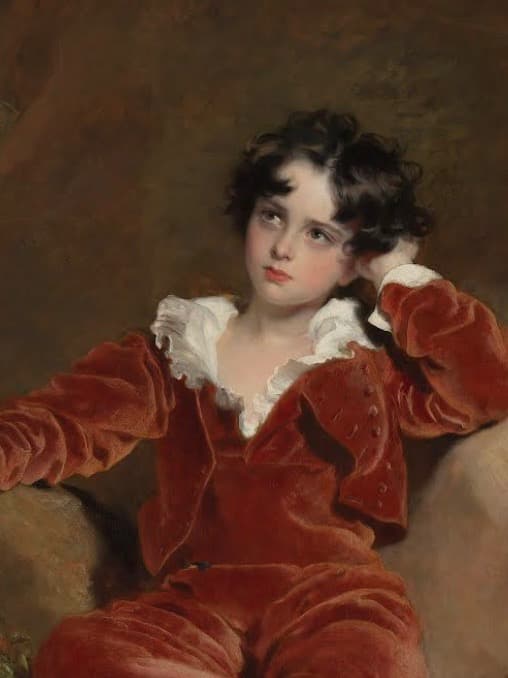 Portrait of Charles William Lambton (‘The Red Boy’) - Thomas Lawrence的副本
