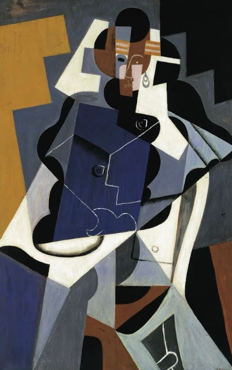Seated Woman-Juan Gris