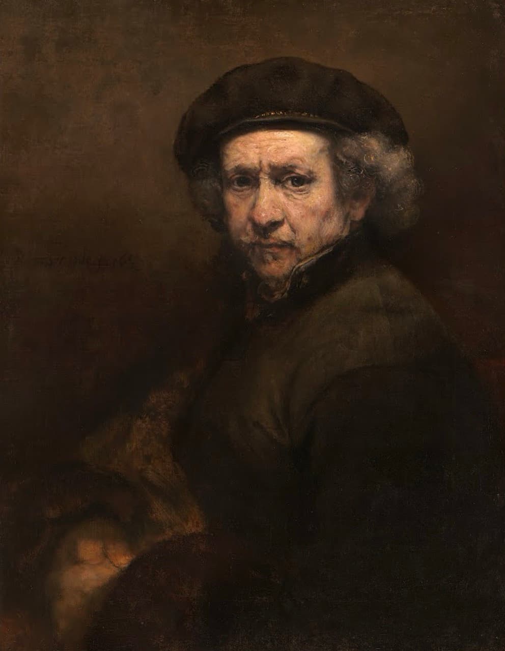 Self-portrait-Rembrandt