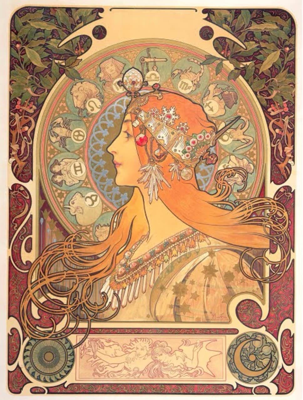 Zodiac-Alphonse Mucha