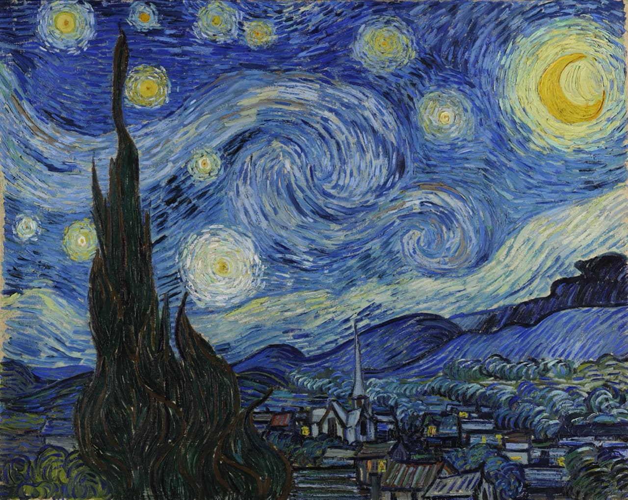 starrynight   Van Gogh大