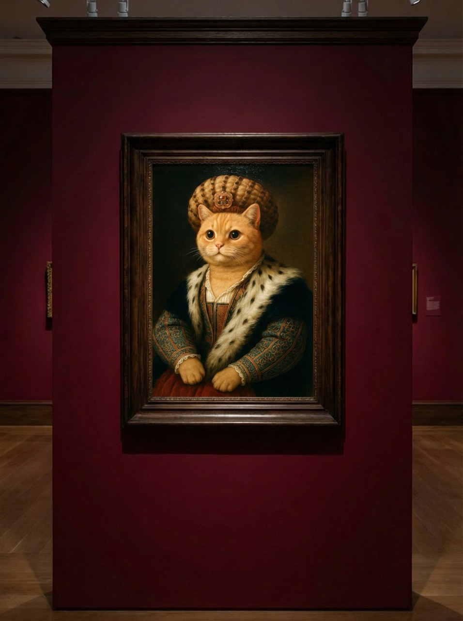 -提香画伊丽莎白橘猫 最终成品